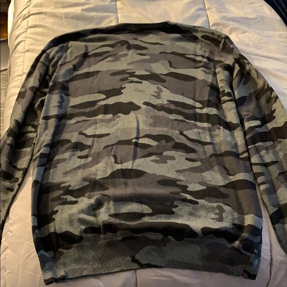 Men’s camo knit sweater - Picture 4 of 4